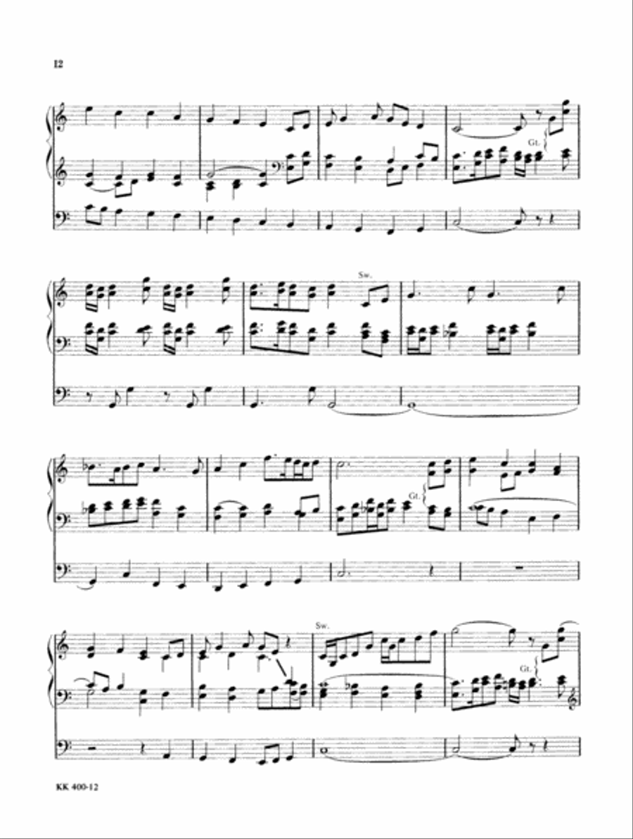 Wood Works for Organ, Book 2 Organ Solo scores gallery preview page 9