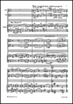 Scott: Sonata For Two Violins And Piano (Score and Parts)