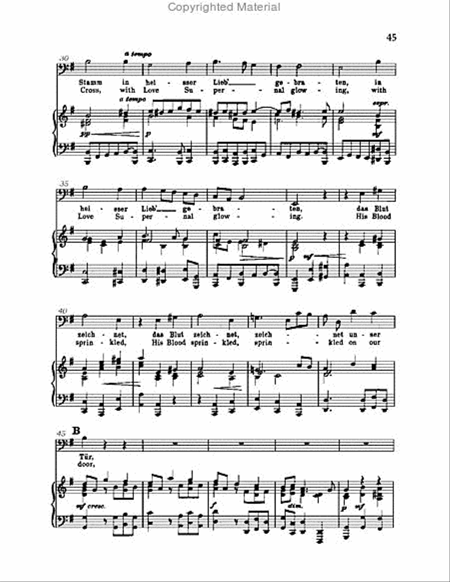 Christ lag in Todsbanden, BWV 4 Choir scores gallery preview page 45