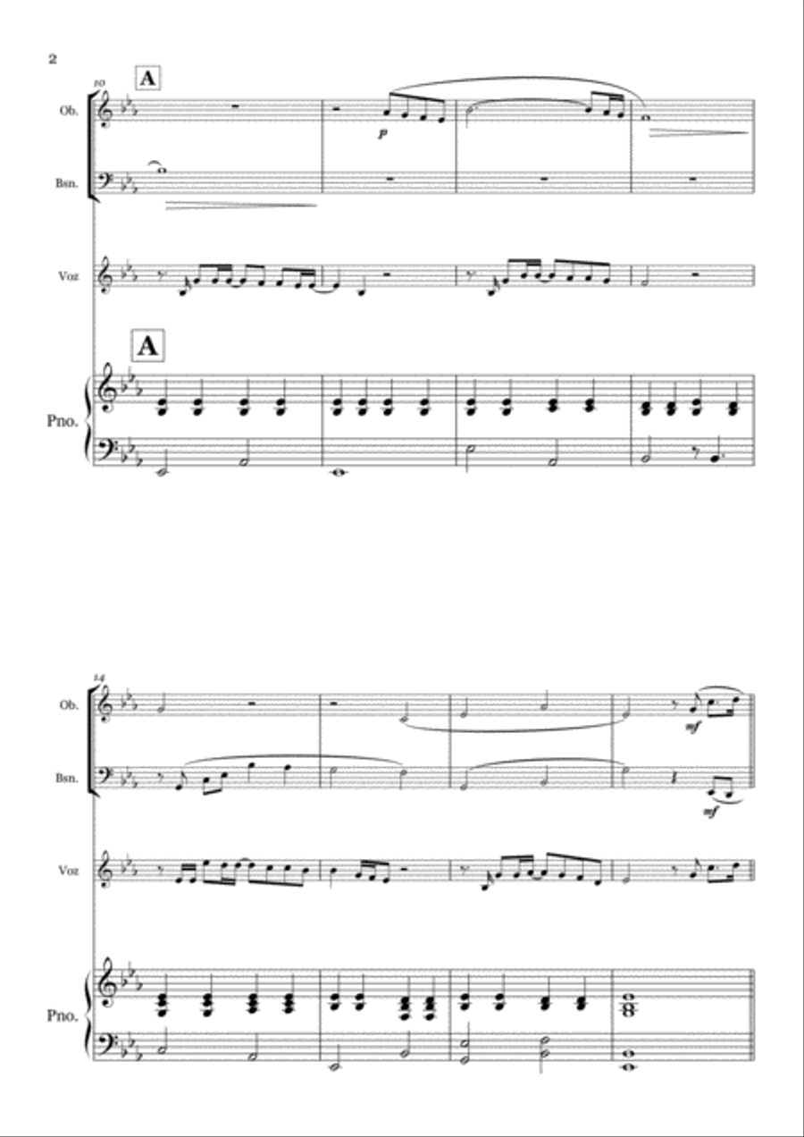 Hasta Mi Final Small Ensemble scores gallery preview page 2