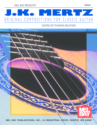 Book cover for J.K. Mertz - Original Compositions for Classic Guitar