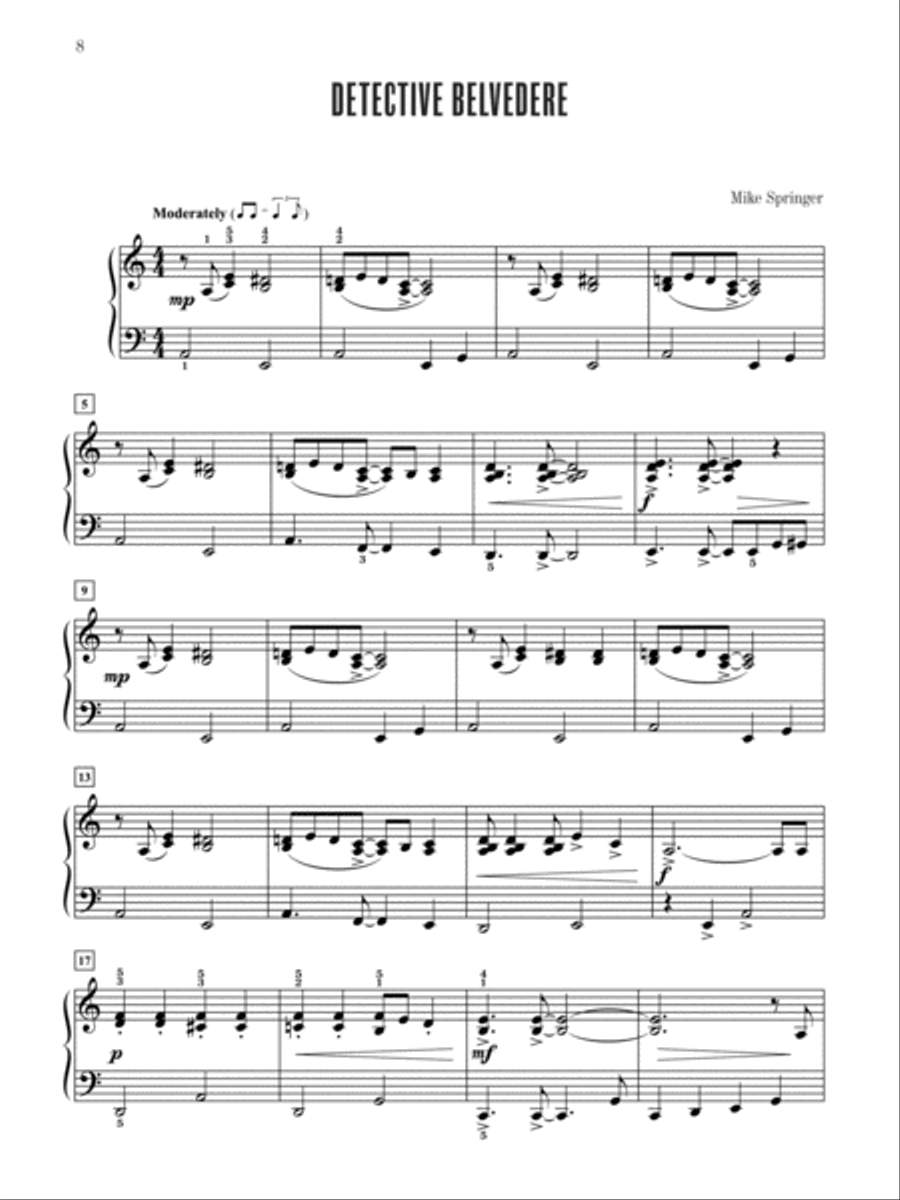 Myklas Contest Winners, Book 3 Piano Solo scores gallery preview page 7