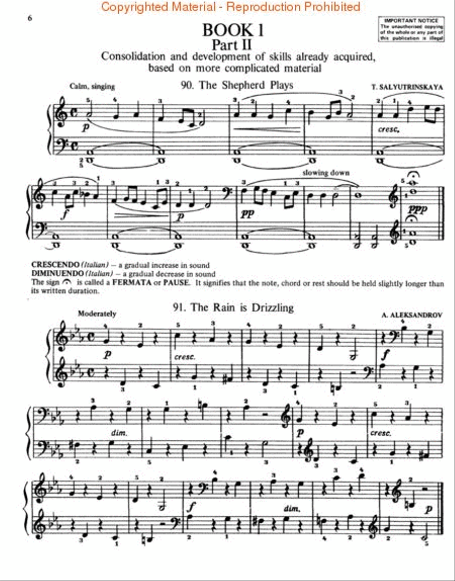 The Russian School of Piano Playing Piano Method scores gallery preview page 2