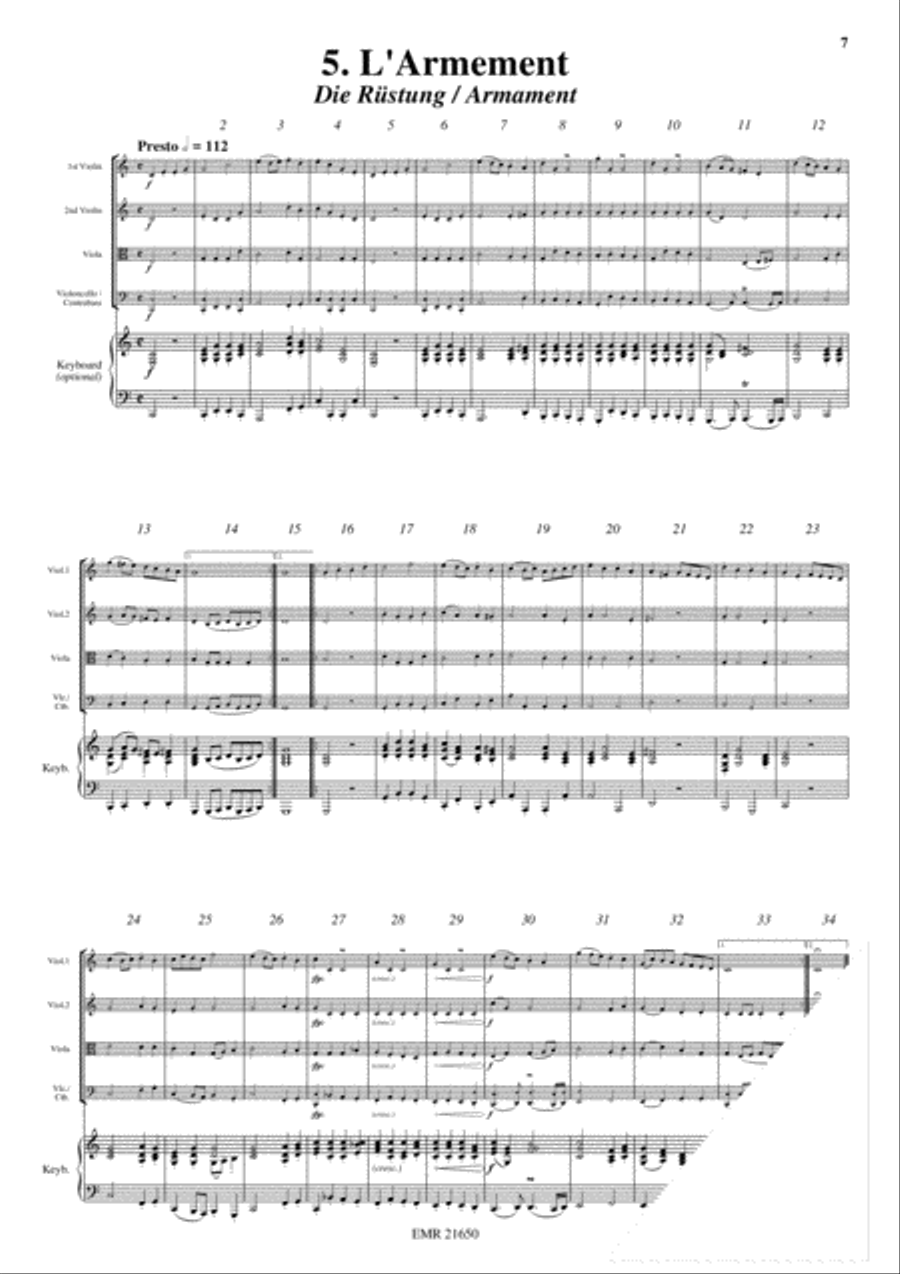 12 Heroic Marches String Quartet scores gallery preview page 7