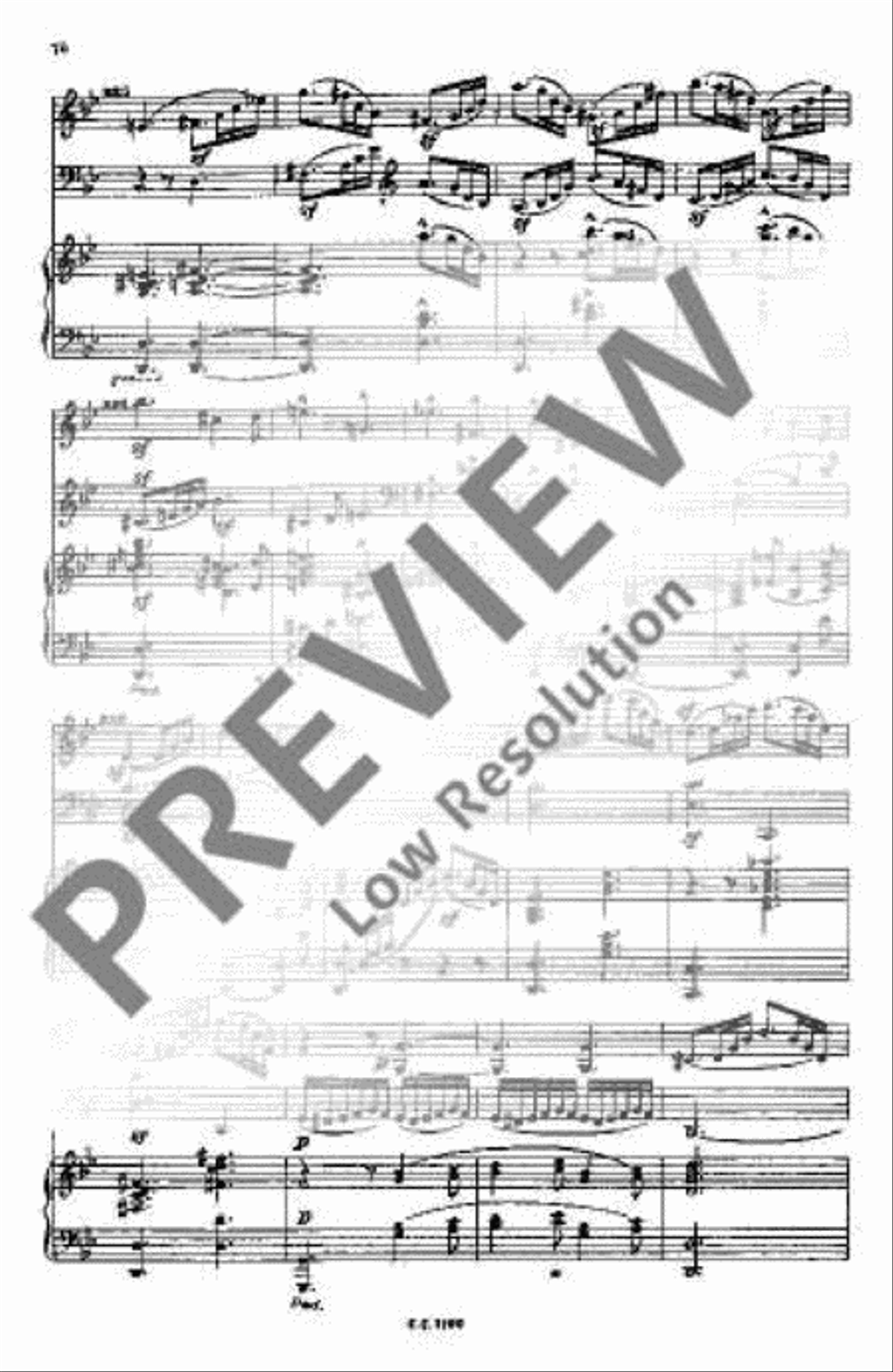 Piano Trio G minor Piano Trio scores gallery preview page 17