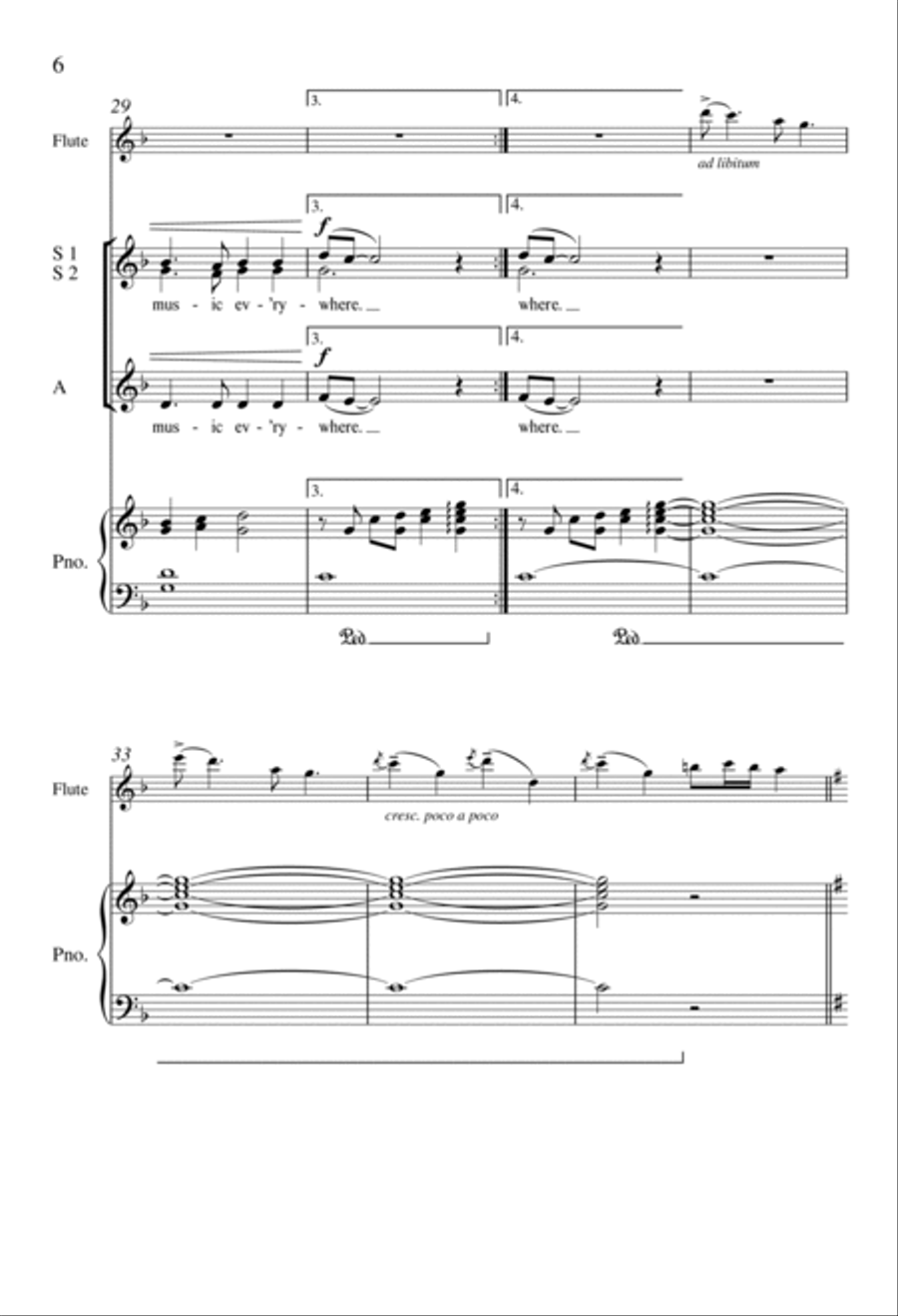 Winter's Lullaby Winter's Lullaby SSA scores gallery preview page 5