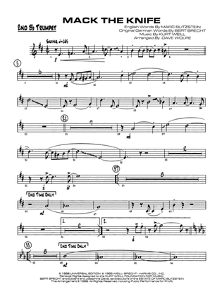 Mack the Knife (from The Threepenny Opera): 2nd B-flat Trumpet