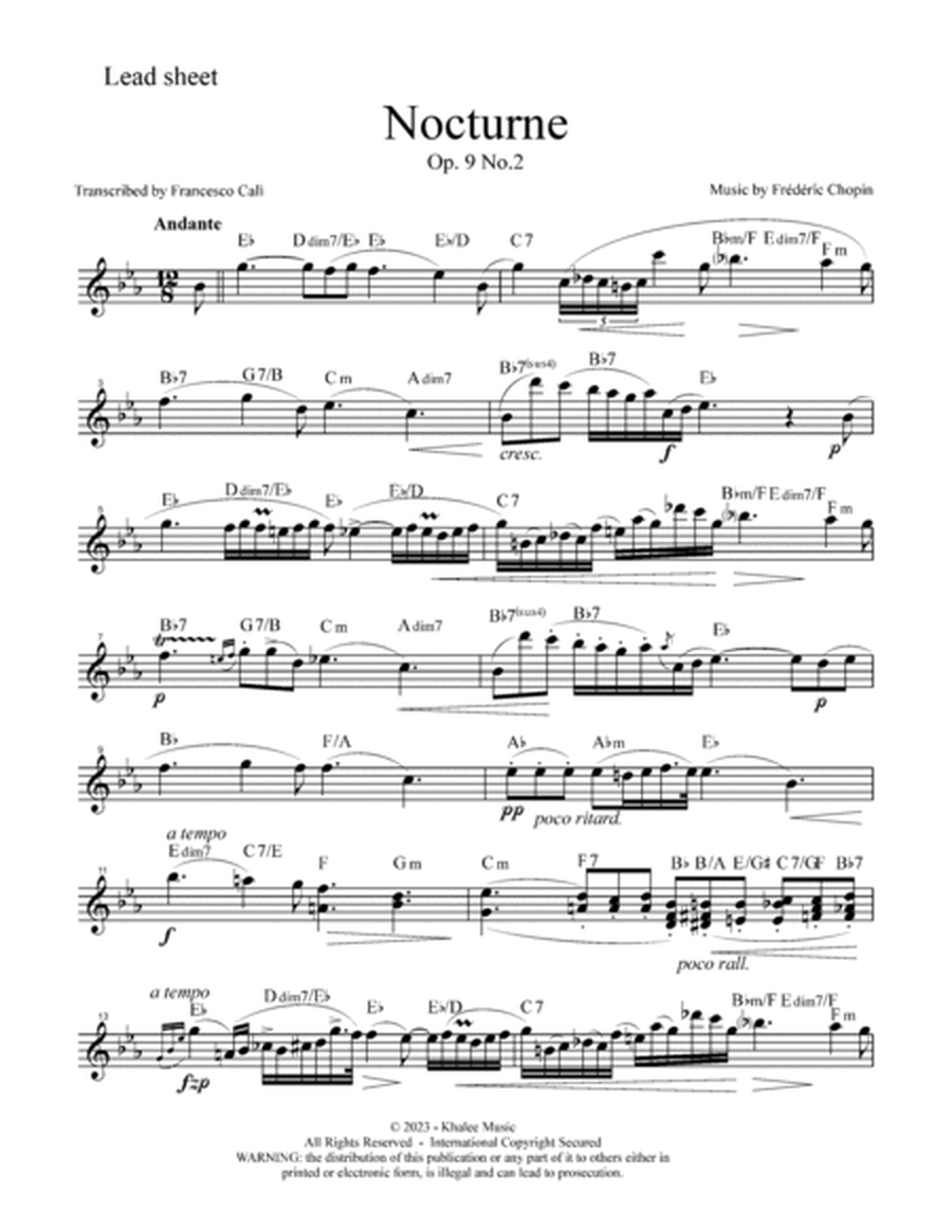 Nocturne in Eb (Op. 9 No. 2)