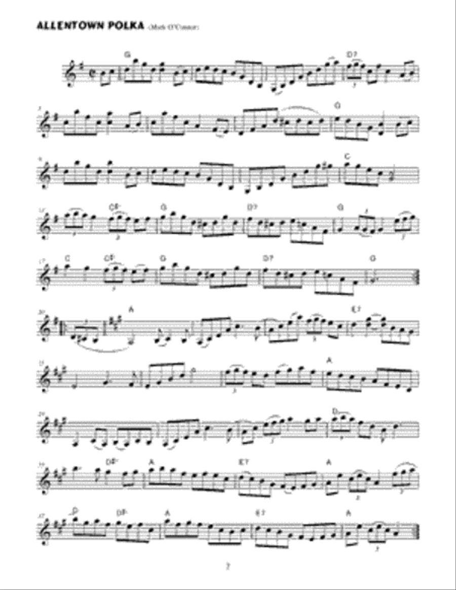 Favorite American Polkas and Jigs for Fiddle Violin scores gallery preview page 6