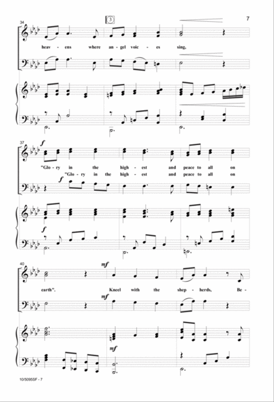 Kneel With the Shepherds Kneel With the Shepherds 3-Part scores gallery preview page 6