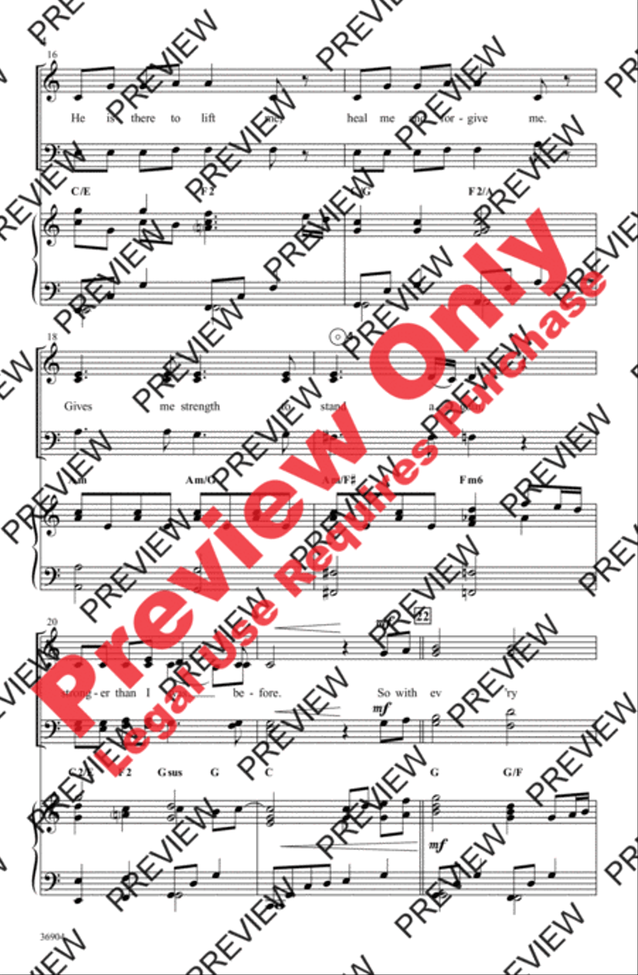 Salvation's Song Salvation's Song 4-Part scores gallery preview page 4