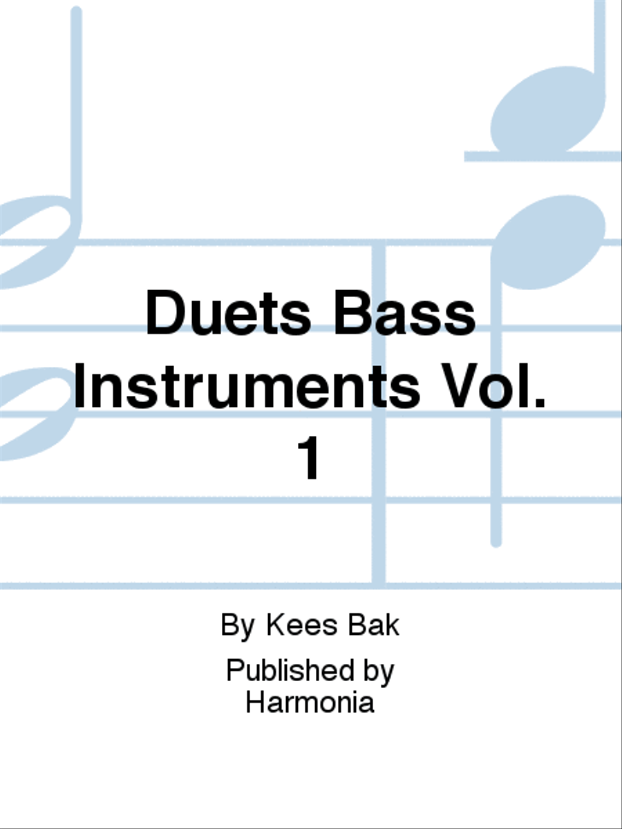 Duets Bass Instruments Vol. 1 String Duet scores gallery preview page 1