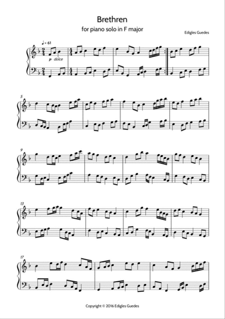 Brethren Piano Method scores gallery preview page 2