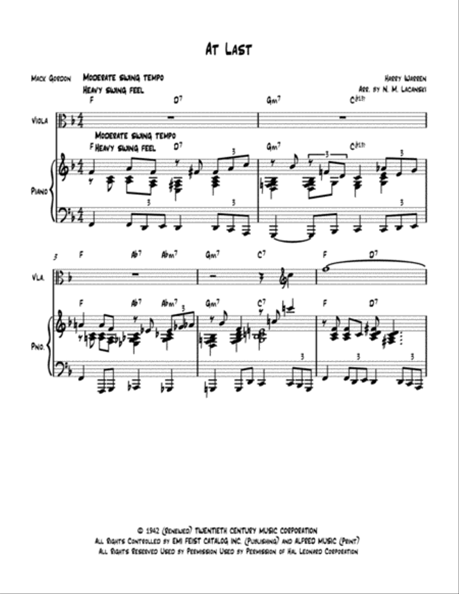 At Last Viola scores gallery preview page 2