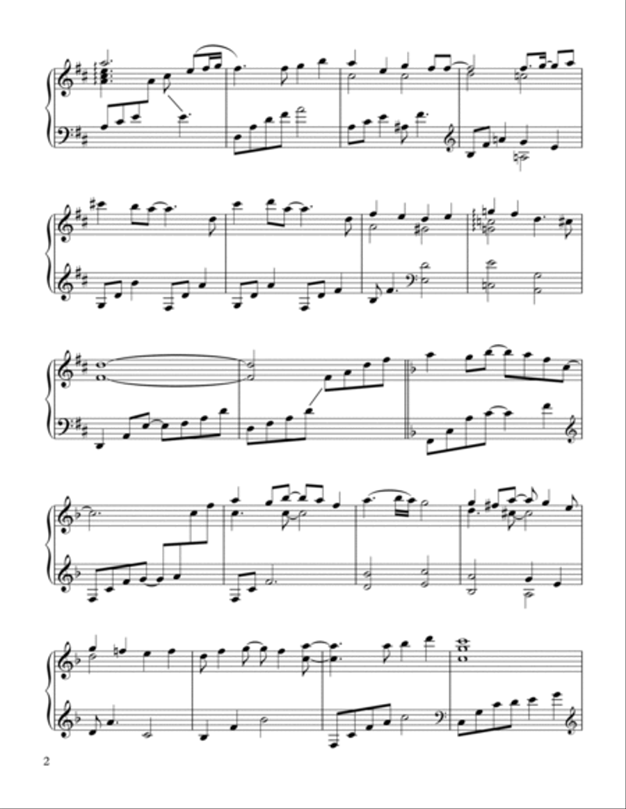 A Whole New World A Whole New World Piano Solo scores gallery preview page 2