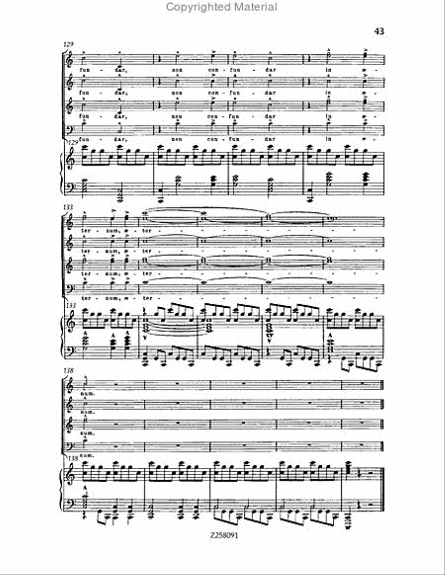 Te Deum, WAB 45 (1886 revision) Choir scores gallery preview page 43