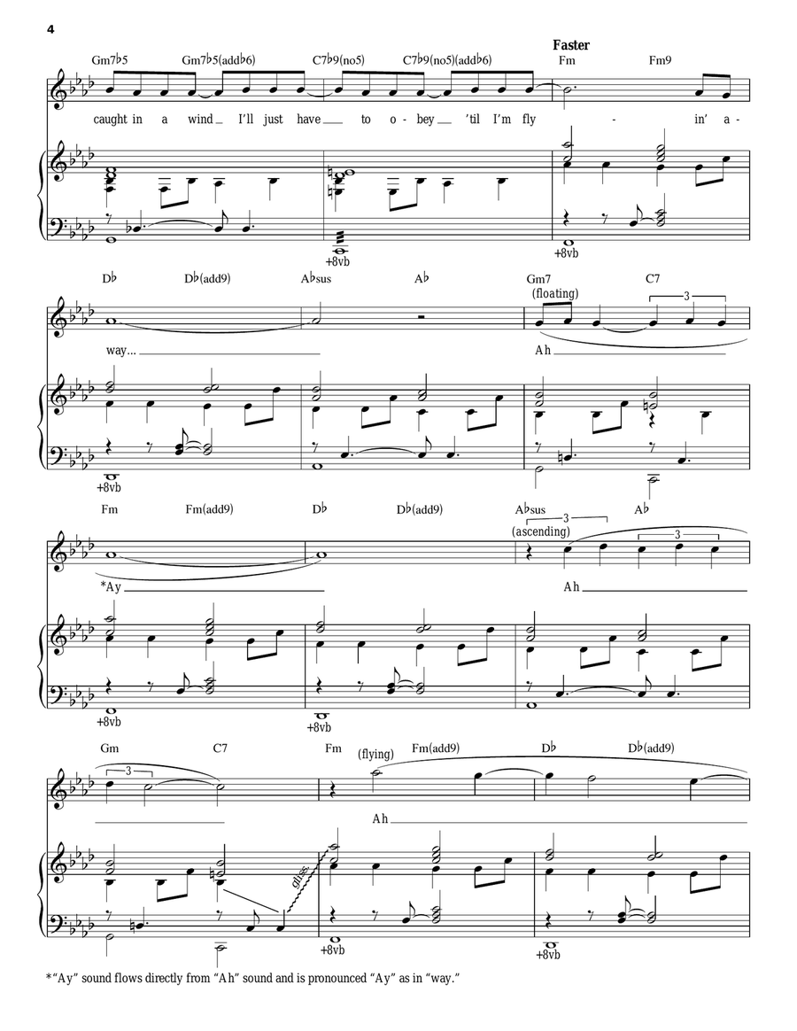 Flight Piano, Vocal scores gallery preview page 4