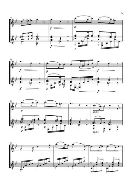 SICILIENNE Op. 78 FOR FLUTE AND CLASSICAL GUITAR image number null