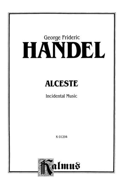 Alceste, Incidental Music (1750)