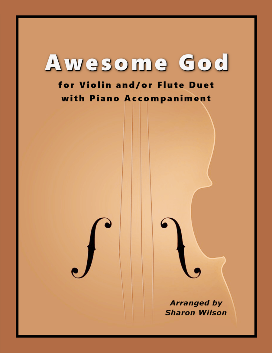 Awesome God Flute scores gallery preview page 1