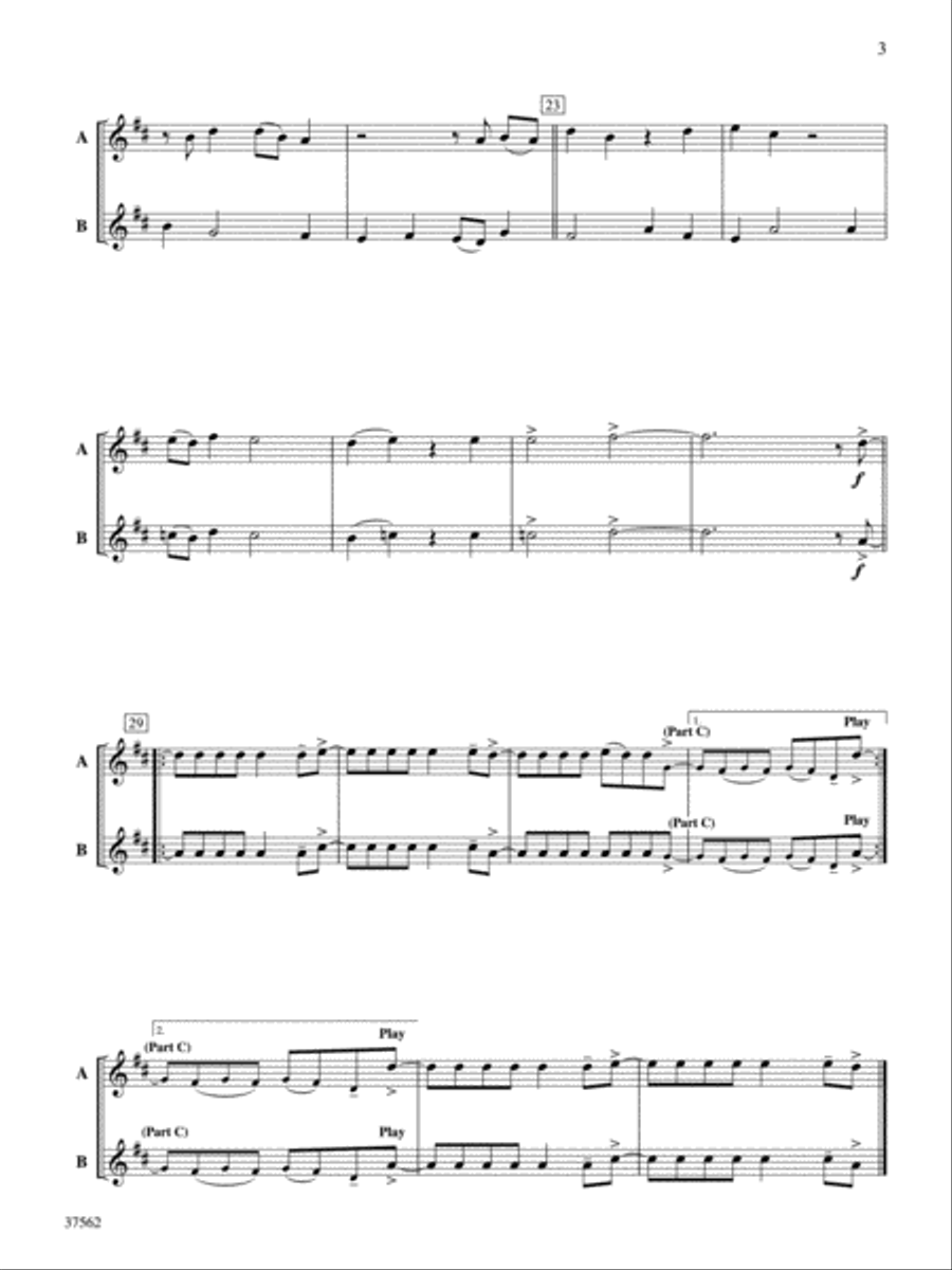U.Play.Plus More Pops -- Melody Plus Harmony Trumpet Solo scores gallery preview page 4