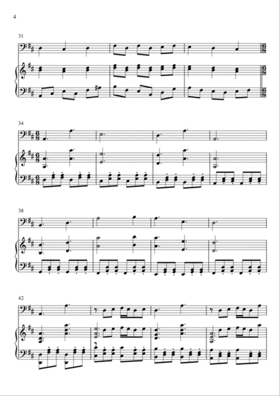 Fallen Down (from Undertale) Small Ensemble scores gallery preview page 4