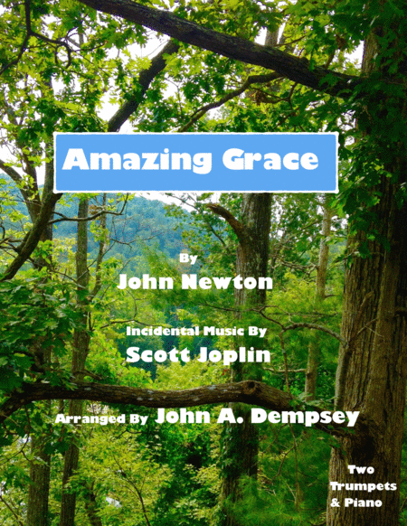 Amazing Grace / The Entertainer (Trio for Two Trumpets and Piano) image number null