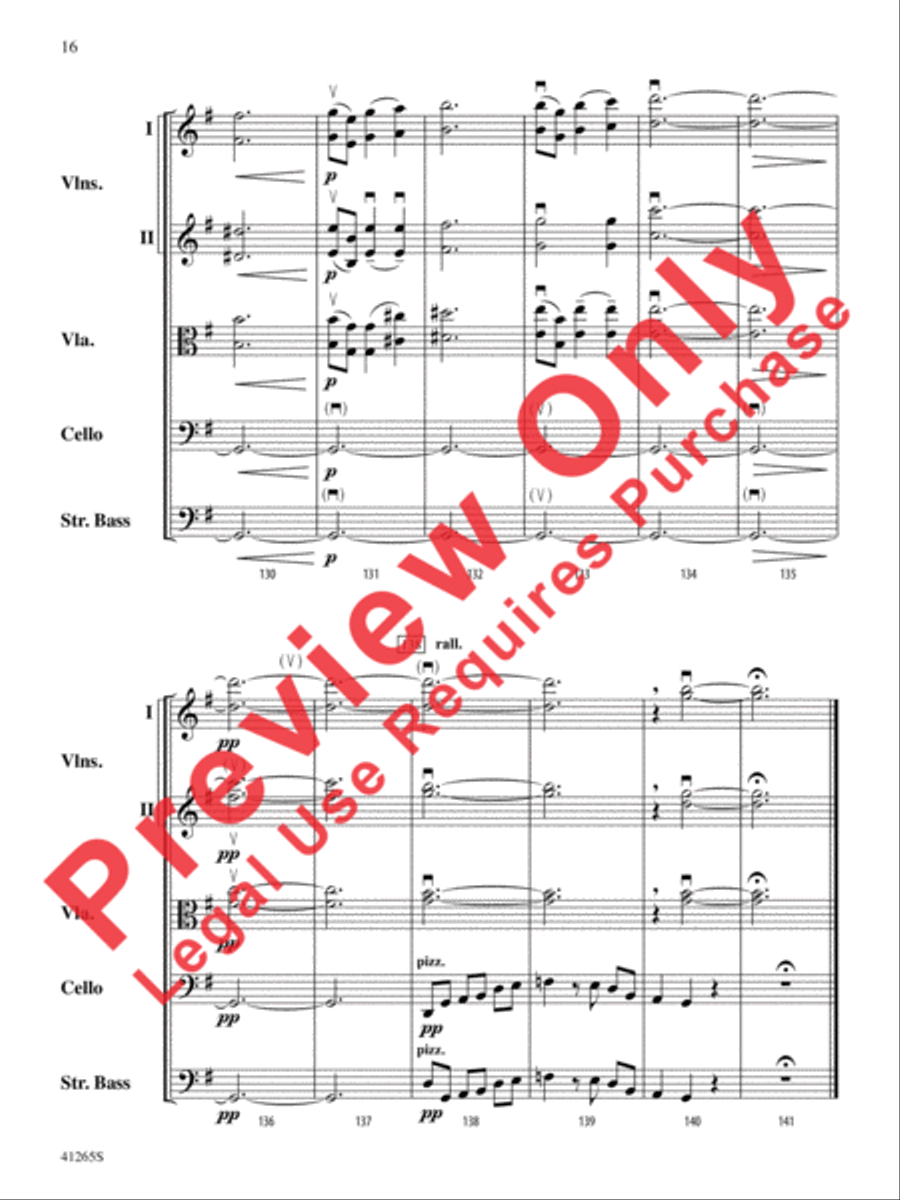 Country Song String Orchestra scores gallery preview page 17