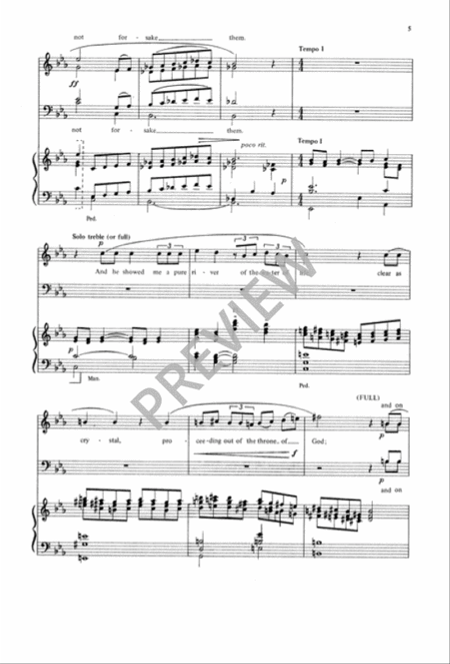 The Secret of Christ 4-Part scores gallery preview page 6