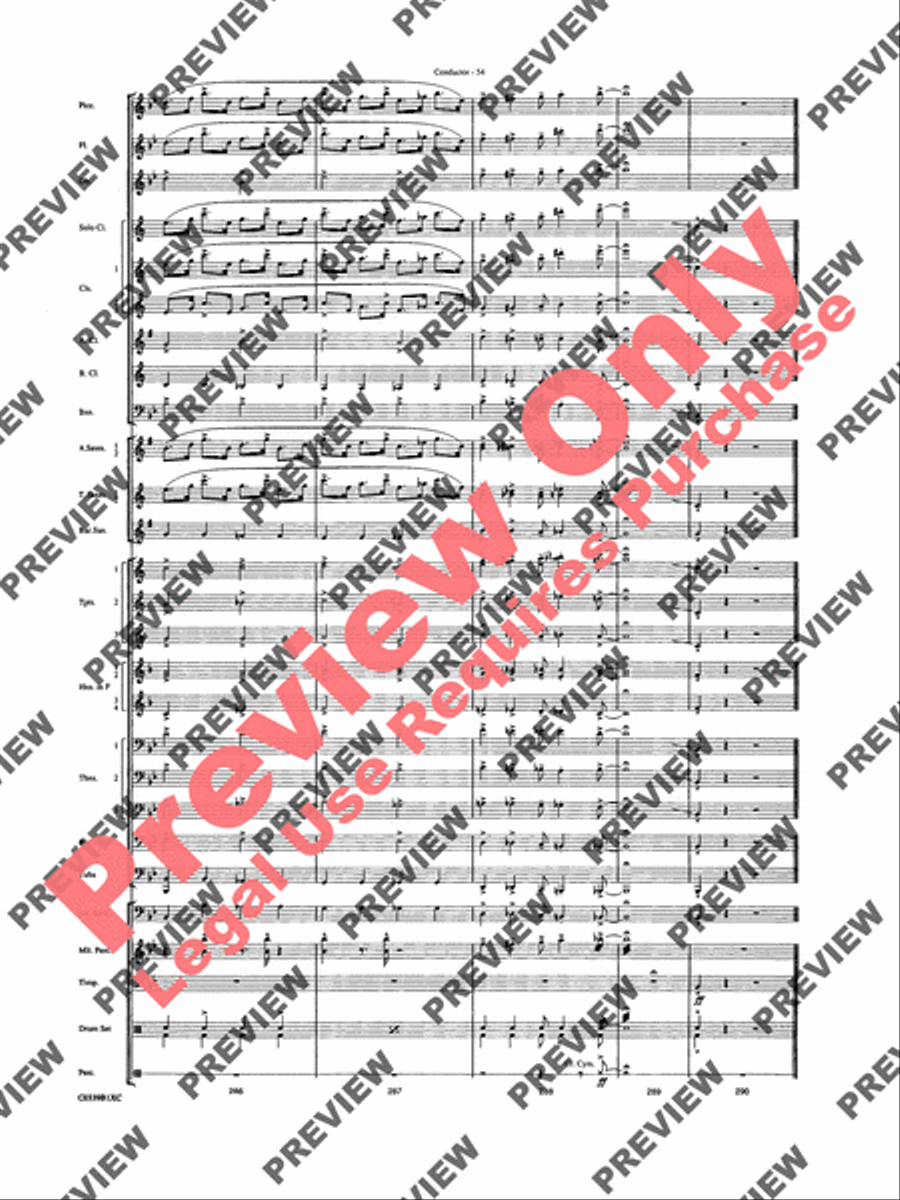 In the Miller Mood Concert Band scores gallery preview page 57