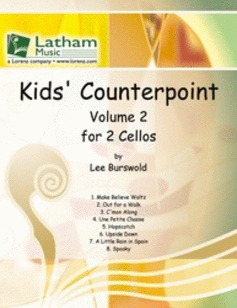 Kids Counterpoint Vol 2 For 2 Cellos
