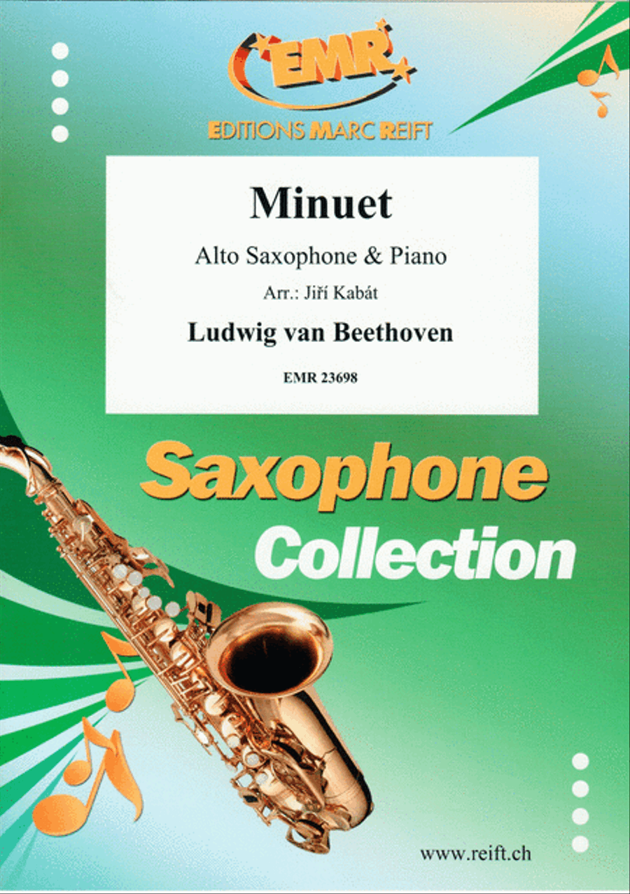 Minuet Alto Saxophone scores gallery preview page 1