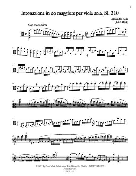 Complete Works for Solo Viola BI. 310-322