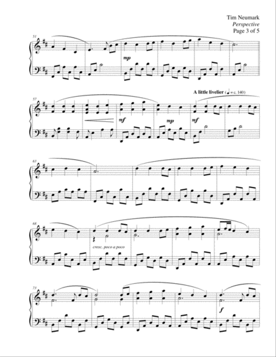 Perspective Piano Solo scores gallery preview page 3
