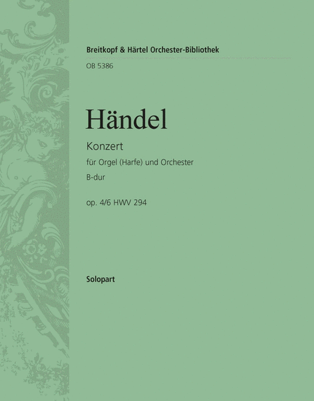 Orgelkonzert B-dur op.4/6 HWV294