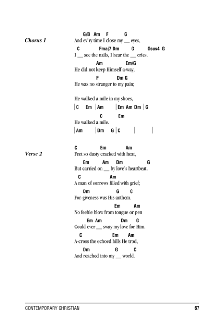 He Walked A Mile Acoustic Guitar scores gallery preview page 2