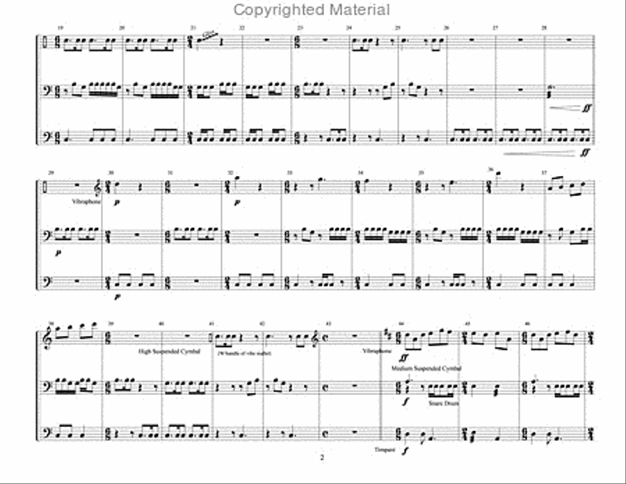 Trioso Trioso Percussion Ensemble scores gallery preview page 3