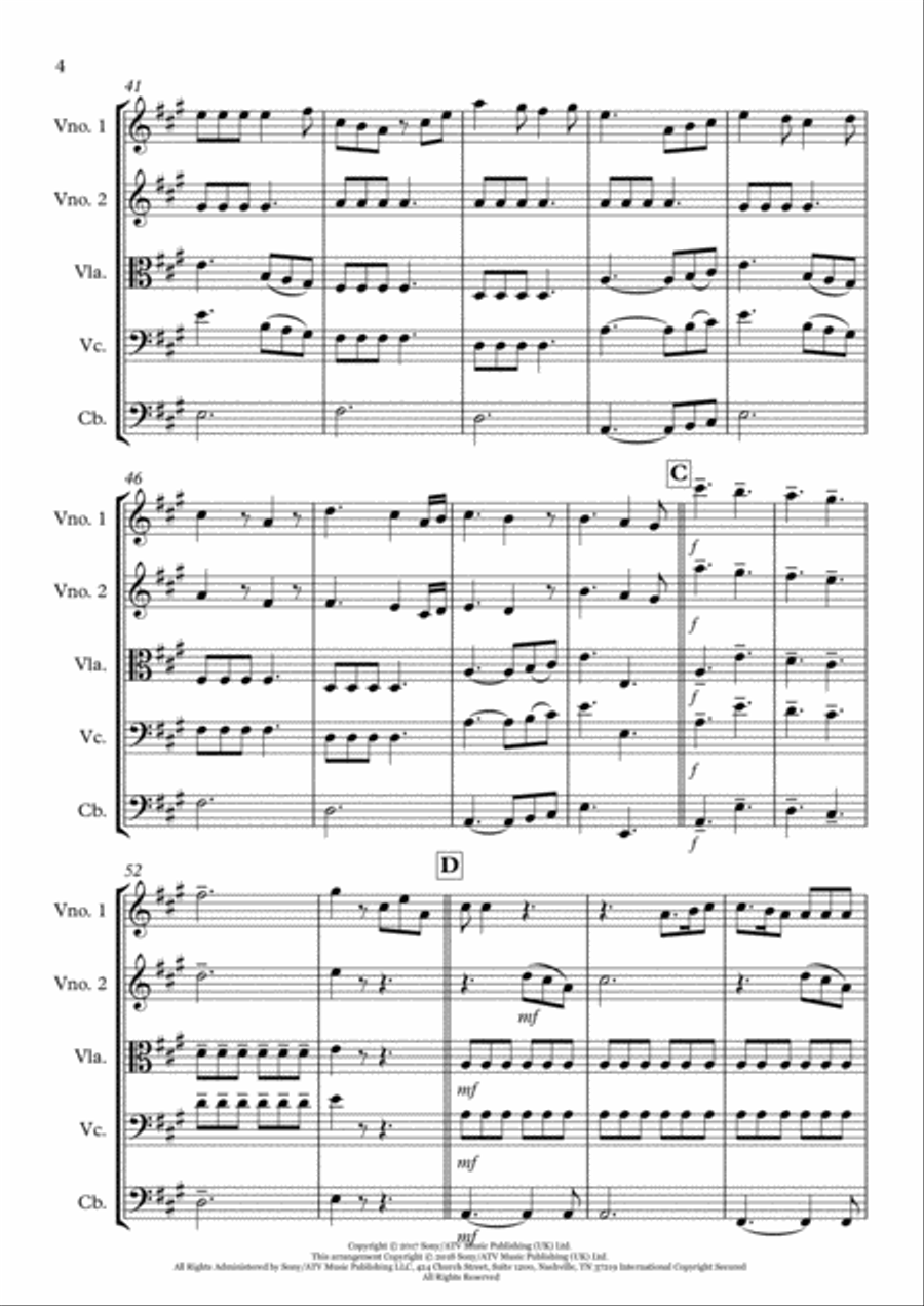 Perfect String Quartet scores gallery preview page 4