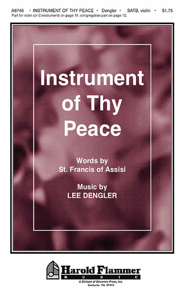 Instrument of Thy Peace image number null