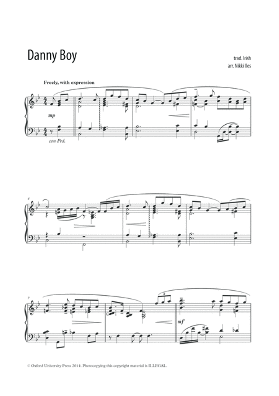 Danny Boy Piano Solo scores gallery preview page 2
