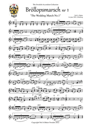 The Wedding March No. 1 (Lead Sheet)
