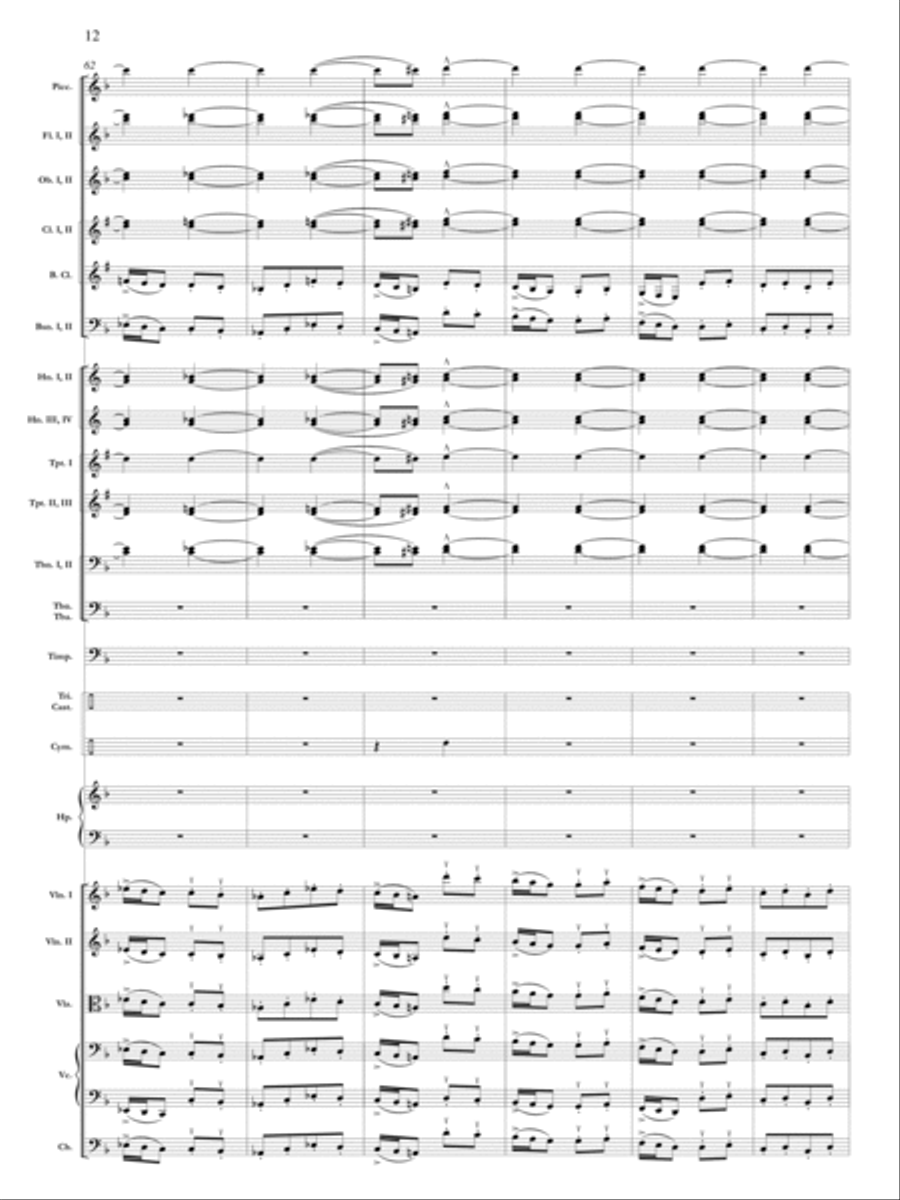 Samson Et Dalila, Op. 47: Danse Bacchanale Orchestra scores gallery preview page 13