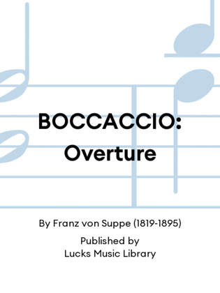 Book cover for BOCCACCIO: Overture