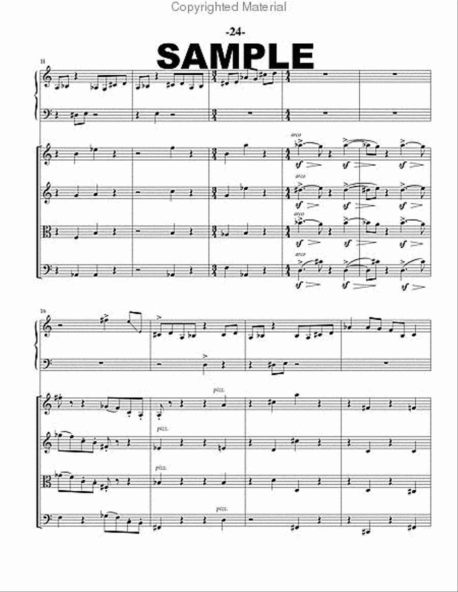 of lost dreams and chocolate String Quartet scores gallery preview page 6