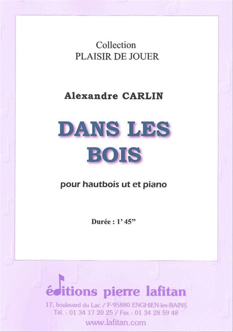 Dans Les Bois Piano Accompaniment scores gallery preview page 1