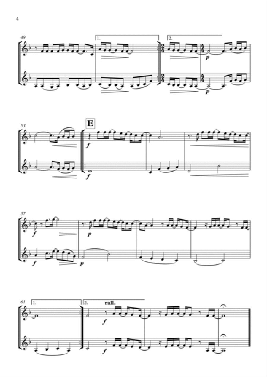 Goodness Of God Brass Duet scores gallery preview page 4