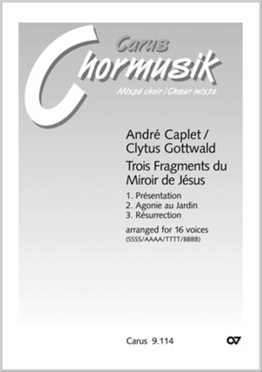 Trois Fragments de son Trois Fragments de son Choir scores gallery preview page 1