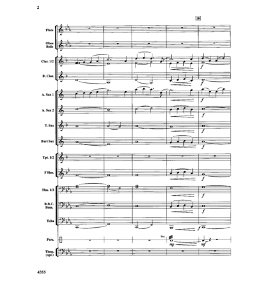 In the Shining of the Stars Concert Band scores gallery preview page 3
