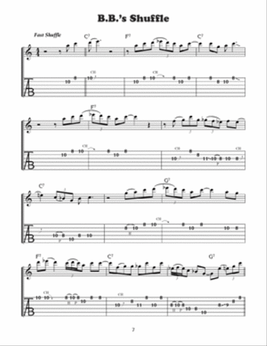 Electric Blues & Rock Guitar - The 1960's and 70's Electric Guitar scores gallery preview page 4
