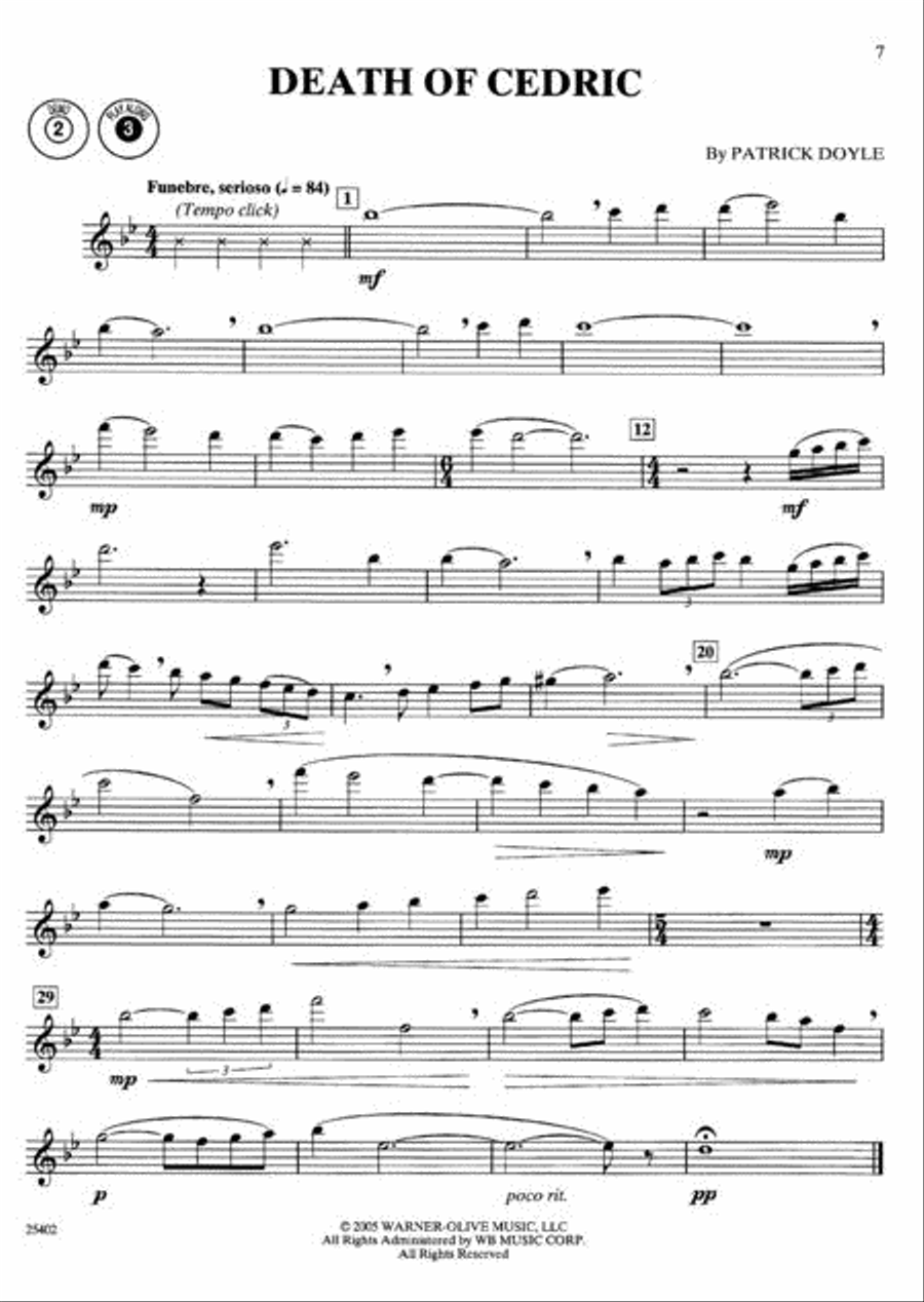 Selections from Harry Potter and the Goblet of Fire - Flute Flute Solo scores gallery preview page 2